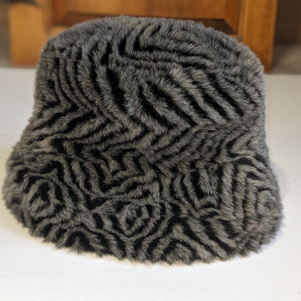 Laura Ashley Faux Fur Russian Cossack Hat